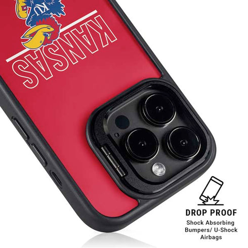University of Kansas Jayhawks Established 1865 iPhone 16 Pro Kickstand Case